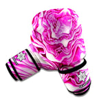 Red Cabbage Print Boxing Gloves
