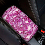 Red Cabbage Print Car Center Console Cover