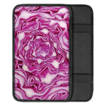 Red Cabbage Print Car Center Console Cover