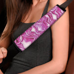 Red Cabbage Print Car Seat Belt Covers
