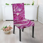 Red Cabbage Print Dining Chair Slipcover