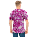 Red Cabbage Print Men's T-Shirt