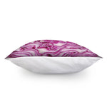 Red Cabbage Print Pillow Cover