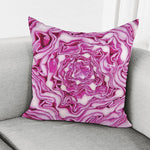 Red Cabbage Print Pillow Cover