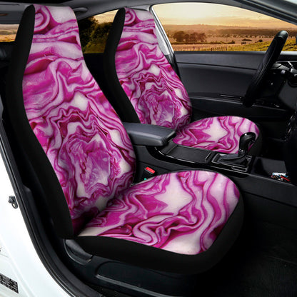 Red Cabbage Print Universal Fit Car Seat Covers