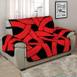 Red Celtic Knot Print Half Sofa Protector