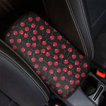 Red Cherry Pattern Print Car Center Console Cover