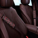 Red Cherry Pattern Print Car Seat Belt Covers