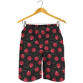 Red Cherry Pattern Print Men's Shorts
