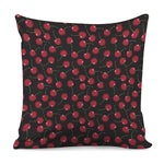 Red Cherry Pattern Print Pillow Cover