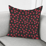 Red Cherry Pattern Print Pillow Cover