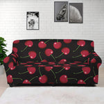 Red Cherry Pattern Print Sofa Cover