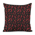 Red Chili Peppers Pattern Print Pillow Cover