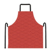 Red Chinese Pattern Print Apron