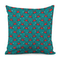Red Crab Pattern Print Pillow Cover