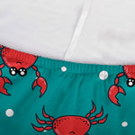 Red Crab Pattern Print Sofa Cover