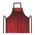 Red Curtain Theater Print Apron
