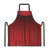 Red Curtain Theater Print Apron