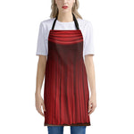 Red Curtain Theater Print Apron