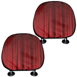 Red Curtain Theater Print Car Headrest Covers