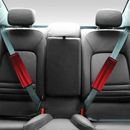 Red Curtain Theater Print Car Seat Belt Covers