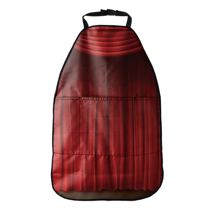 Red Curtain Theater Print Car Seat Organizers
