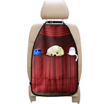 Red Curtain Theater Print Car Seat Organizers