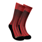 Red Curtain Theater Print Crew Socks