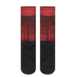 Red Curtain Theater Print Crew Socks