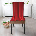 Red Curtain Theater Print Dining Chair Slipcover