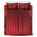 Red Curtain Theater Print Duvet Cover Bedding Set