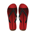 Red Curtain Theater Print Flip Flops