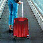 Red Curtain Theater Print Luggage Cover