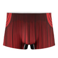 Red Curtain Theater Print Men's Boxer Briefs