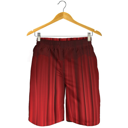 Red Curtain Theater Print Men's Shorts