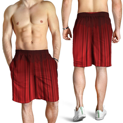 Red Curtain Theater Print Men's Shorts