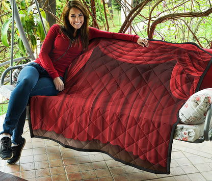 Red Curtain Theater Print Quilt