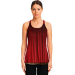 Red Curtain Theater Print Women's Racerback Tank Top