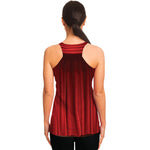 Red Curtain Theater Print Women's Racerback Tank Top