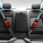 Red Devil Satan Print Car Seat Belt Covers