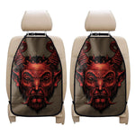 Red Devil Satan Print Car Seat Organizers