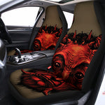 Red Devil Satan Print Universal Fit Car Seat Covers