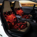 Red Devil Satan Print Universal Fit Car Seat Covers
