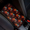 Red Dragon Lotus Pattern Print Car Center Console Cover