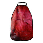 Red Galaxy Space Cloud Print Car Seat Organizers