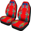 Red Generations Flowers Universal Fit Car Seat Covers GearFrost