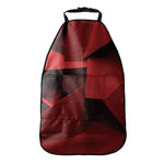 Red Geometric Print Car Seat Organizers