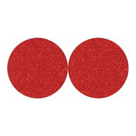 Red Glitter Artwork Print (NOT Real Glitter) Car Coasters