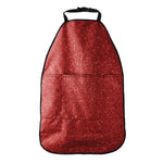 Red Glitter Artwork Print (NOT Real Glitter) Car Seat Organizers