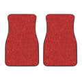 Red (NOT Real) Glitter Print Front Car Floor Mats
